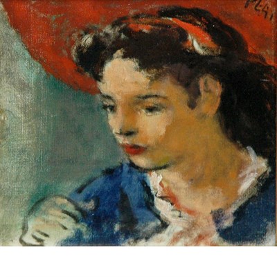 Lot 73 - Robert Philipp American, 1895-1981 Head of a...