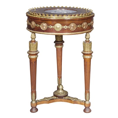 Lot 268 - Continental Porcelain and Gilt-Metal Mounted...