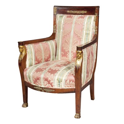 Lot 274 - Empire Gilt-Metal Mounted Mahogany and Parcel...