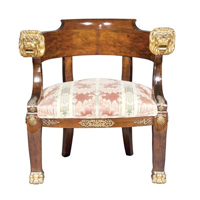 Lot 287 - Empire Style Gilt-Metal Mounted and Parcel...