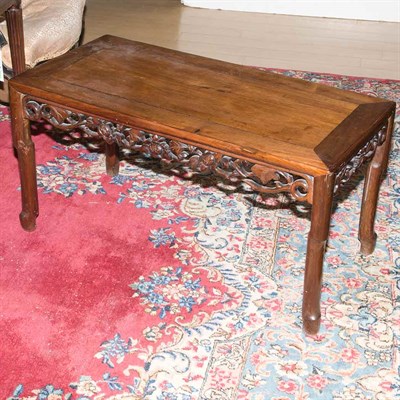 Lot 149 - Chinese Hardwood Low Table Height 18 inches,...