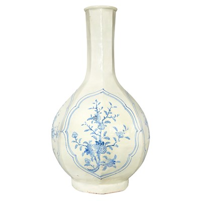 Lot 464 - Korean Blue and White Glazed Vase Choson...