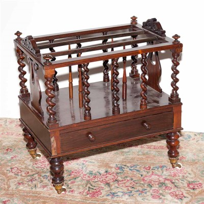 Lot 253 - Regency Style Mahogany Canterbury Height 22...