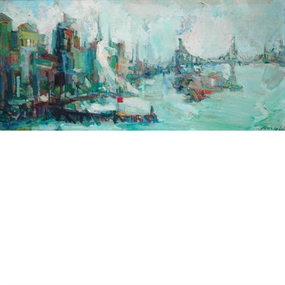 Lot 56 - Anthony Toney American, 1913-2004 East River,...