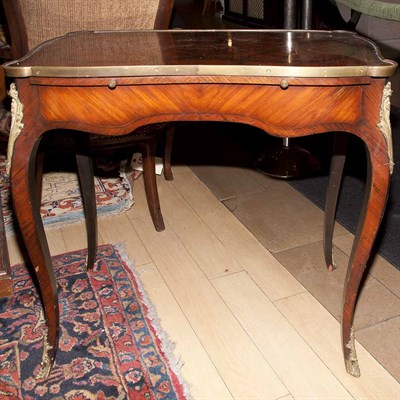 Lot 576 - Louis XV Style Mahogany Side Table Height 28...