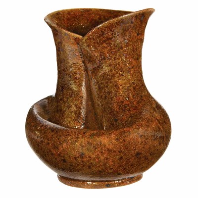 Lot 218 - George E. Ohr American, 1857-1918 Vase Glazed...