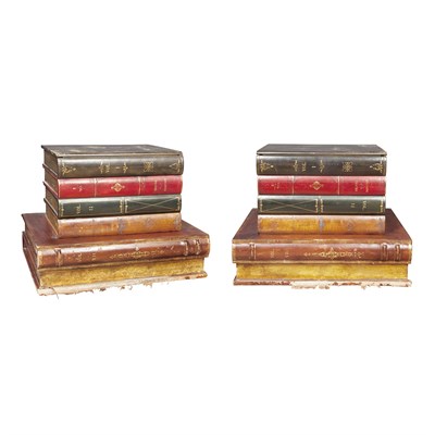 Lot 378 - Pair of Leather Lined Low Tables Each in the...