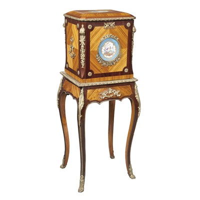 Lot 351 - Louis XV Style Sevres and Gilt-Bronze Mounted...