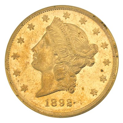 Lot 380 - United States, $20 1892 Carson City Liberty...