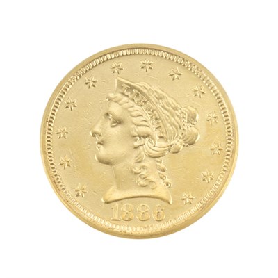 Lot 340 - United States, $2 1/2 1886 Liberty This coin...