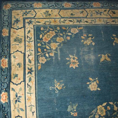 Lot 613 - Chinese Carpet China, circa 1900 The indigo...