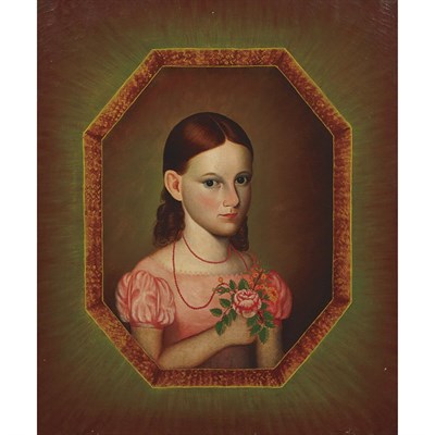 Lot 8 - Reuben Rowley American, fl. 1825-1836 Portrait...