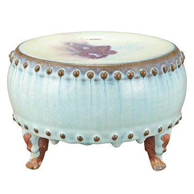 Lot 486 - Chinese Junyao Stand Ming Dynasty Of drum...