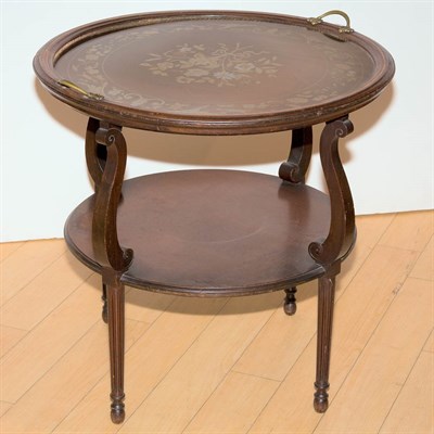 Lot 150 - Louis XVI Style Marquetry Inlaid Occasional...