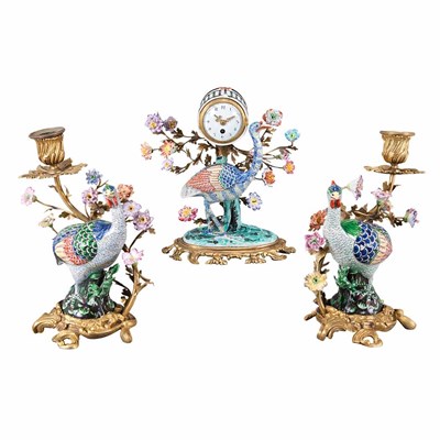 Lot 179 - Assembled Louis XV Style Gilt-Bronze Mounted...