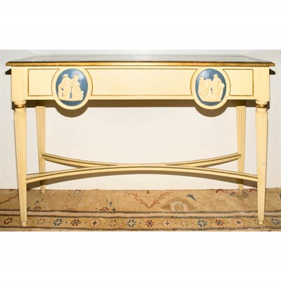 Lot 174 - Neoclassical Style Painted Console Height 30...