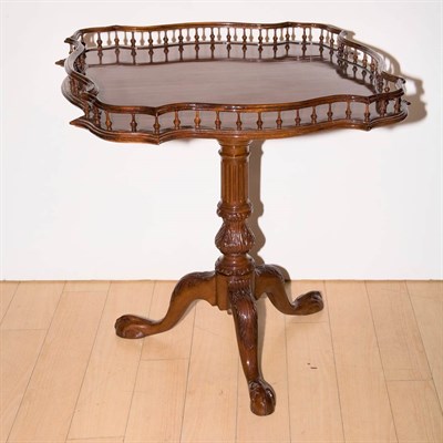 Lot 264 - George III Style Mahogany Tilt-Top Tea Table...