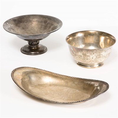 Lot 357 - Group of Three Sterling Silver Table Articles...