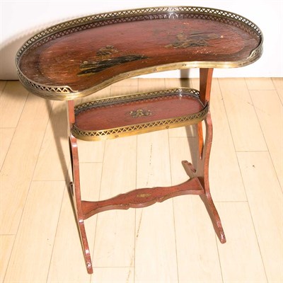Lot 490 - Regency Style Painted Wood Side Table Height...
