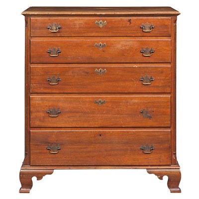 Lot 128 - George III Style Mahogany Chest of Drawers...