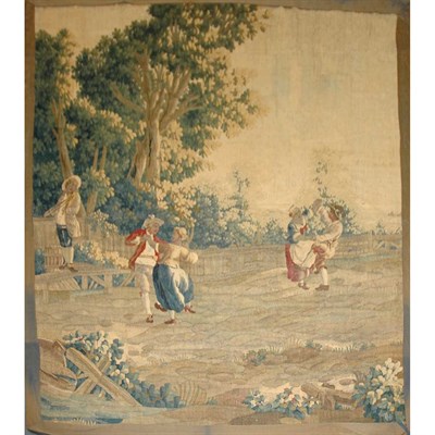 Lot 506 - Aubusson Tapestry Panel France, 18th century...
