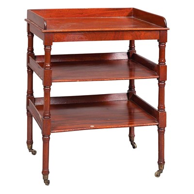 Lot 300 - Regency Mahogany Etagere Early 19th century...