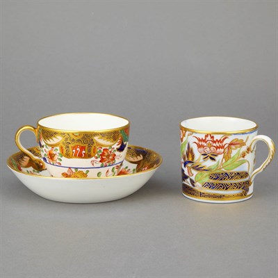 Lot 178 - Set of English Imari Palette Porcelain Tea and...