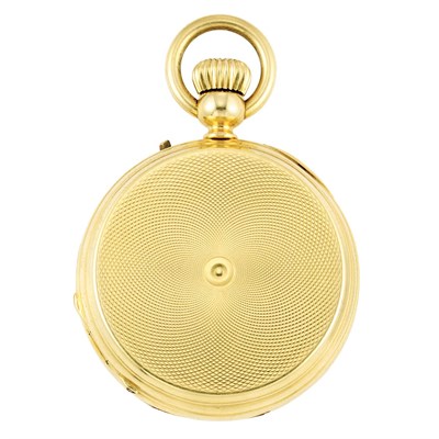 Lot 573 - Lady's Gold Demi-Hunter Watch with Long Chain