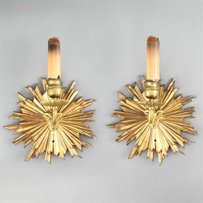 Lot 288 - Pair of Neoclassical Style Gilt-Brass...