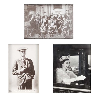 Lot 106 - Group of Framed Photographs of Royalty...