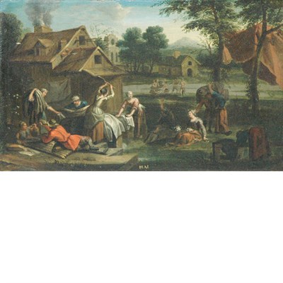 Lot 12 - Attributed to Jasper Broers Allegory of the...