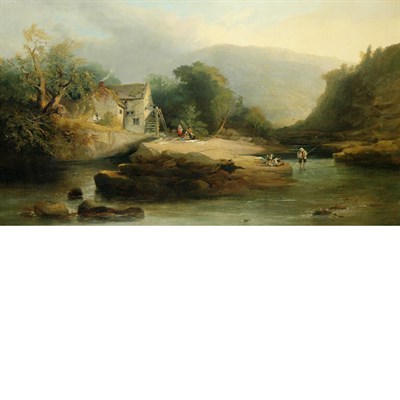 Lot 77 - Thomas Creswick British, 1811-1869 Mountain...