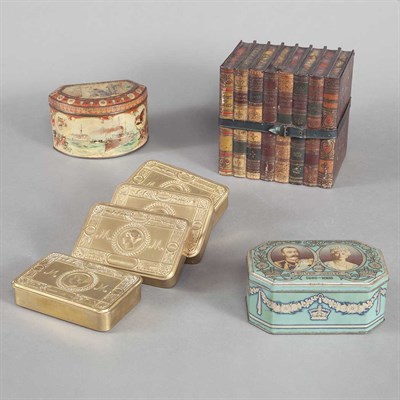 Lot 92A - Set of Four Princess Mary Boxes Each dated...