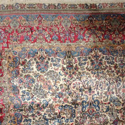 Lot 455 - Kirman Carpet Southeast Persia, second quarter...