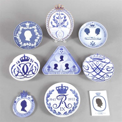 Lot 88 - Group of Copenhagen Blue and White Porcelain...