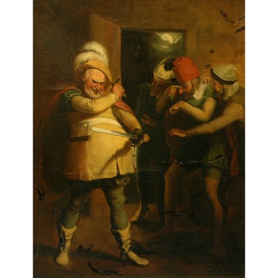 Lot 91 - Manner of John Opie Falstaff and Three...