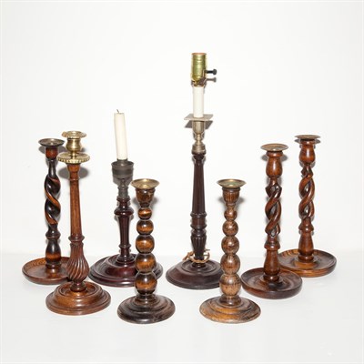 Lot 179 - Group of Eight Georgian Style Wood...