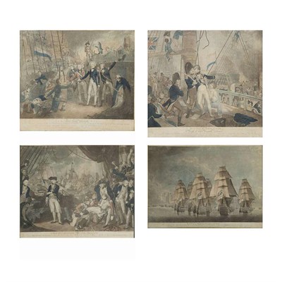 Lot 103 - After Robert Dodd BATTLE OF TRAFALGAR...