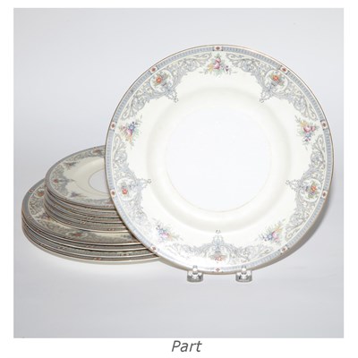 Lot 207 - Royal Worcester Porcelain Dinner Service In...