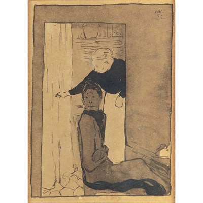 Lot 107 - Edouard Vuillard French, 1868-1940 La Porte,...