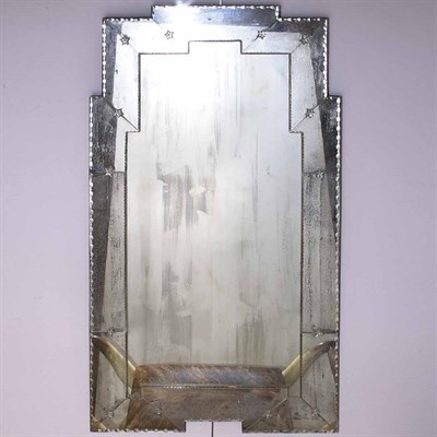 Lot 265 - Venetian Style Mirror Framed Mirror Height 56...