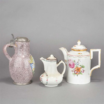 Lot 302 - Group of Three Porcelain Jugs