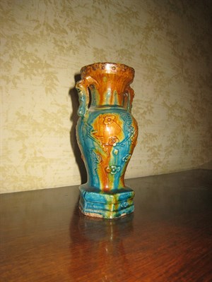 Lot 67 - Pair of Chinese Glazed Pottery Vases Ming...