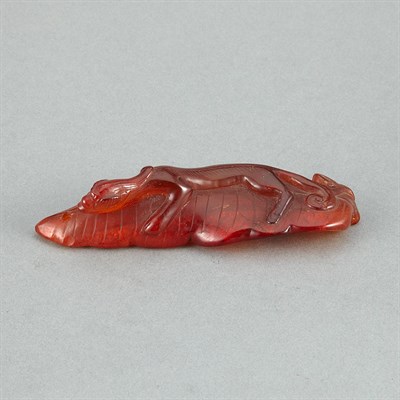 Lot 192 - Chinese Amber Pendant 19th Century Worked as a...