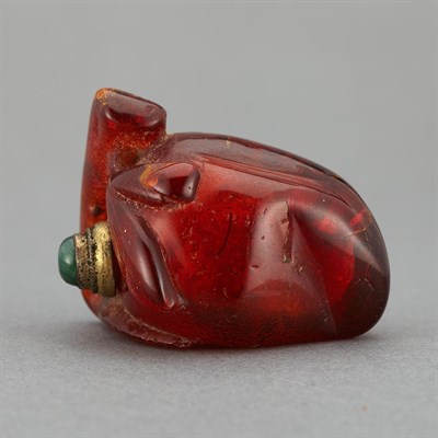 Lot 194 - Chinese Amber Snuff Bottle Early 20th century...