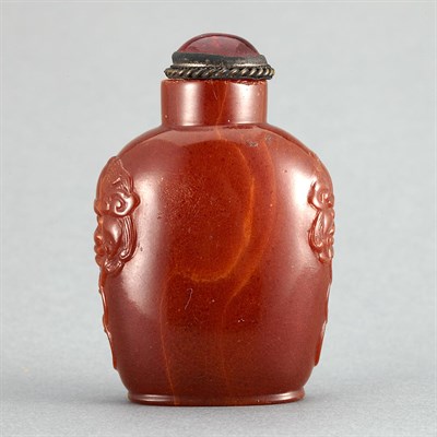 Lot 225 - Chinese Amber Snuff Bottle 19th/20th Century...