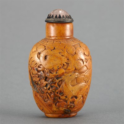 Lot 208 - Chinese Amber Snuff Bottle 18th/19th Century...