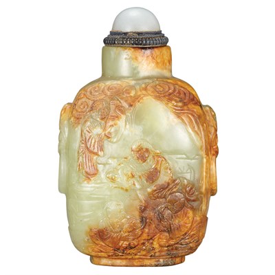 Lot 249 - Chinese Carved Jade Snuff Bottle 18th/19th...
