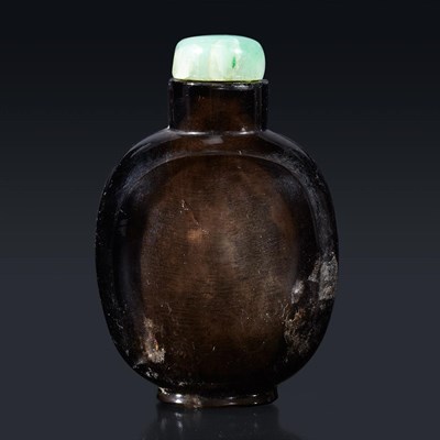 Lot 205 - Chinese Smokey Crystal Snuff Bottle 19th...
