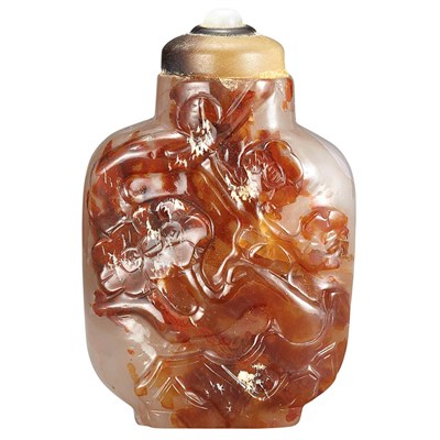 Lot 55 - Chinese Agate Snuff Bottle 19th Century The...